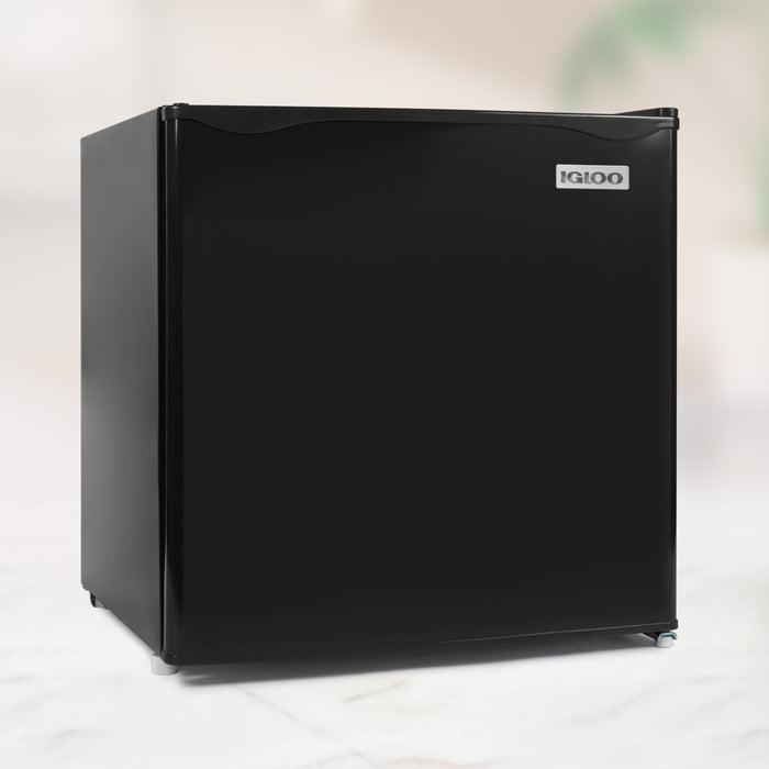 Igloo® 1.6-Cubic Foot Dorm Room Refrigerator / Freezer, Black