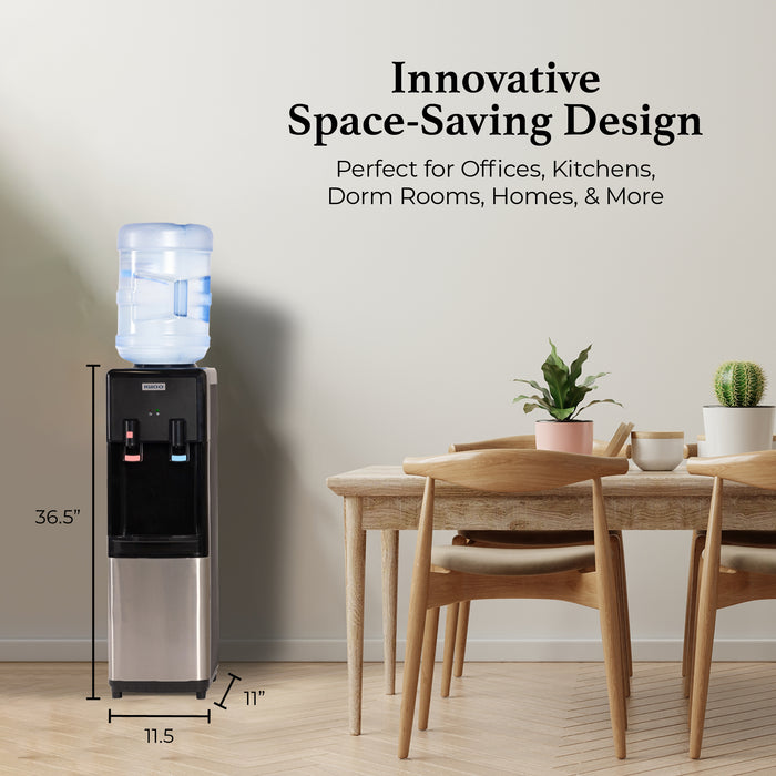 Igloo® Hot & Cold Top Loading Water Dispenser, Black