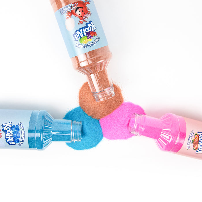Kool-Aid Cotton Candy Flossing Sugar – Blue Raspberry, Strawberry, Tropical Punch – 3 Pack