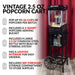 Nostalgia 2.5 Ounce Popcorn Cart, 10-Cup, with 5-Quart Popcorn Bowl, 45 inches tall with description 