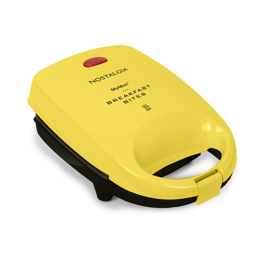 Nostalgia MyMini Personal Breakfast Bites Maker, Yellow