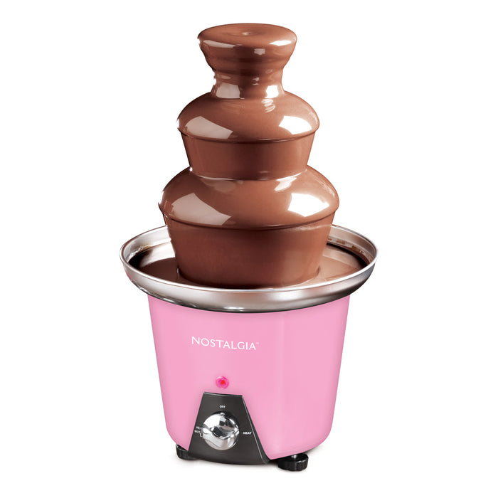3-Tier Chocolate Fondue Fountain, Pink