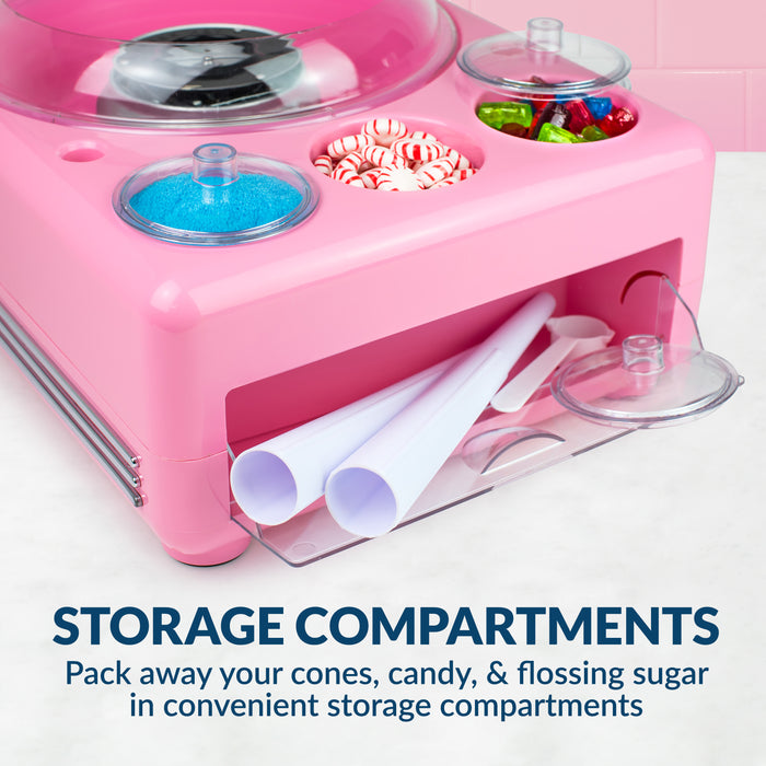 Hard Candy Cotton Candy Station