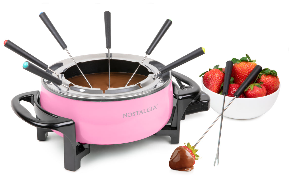 12-Cup Electric Fondue Pot, Pink