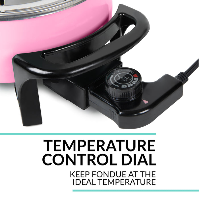 12-Cup Electric Fondue Pot, Pink