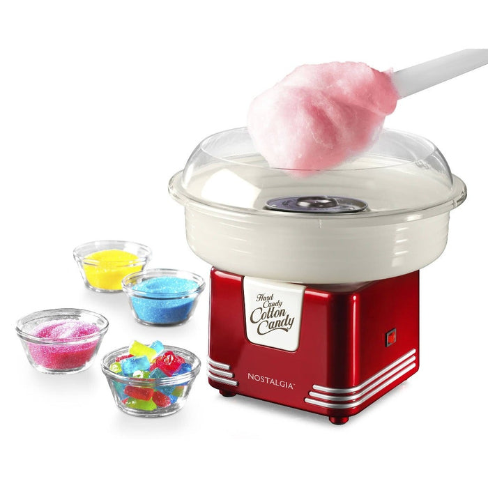 Nostalgia Retro Hard Candy Cotton Candy Maker