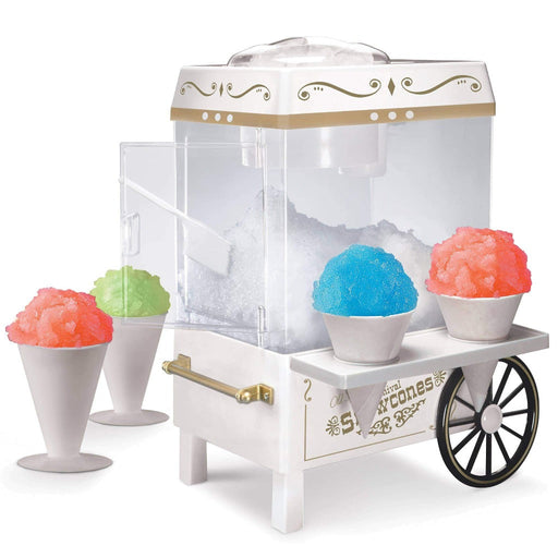 Nostalgia Vintage Snow Cone Maker, Ice White