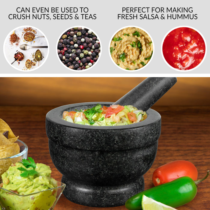 Taco Tuesday 5-Inch Granite Mortar & Pestle