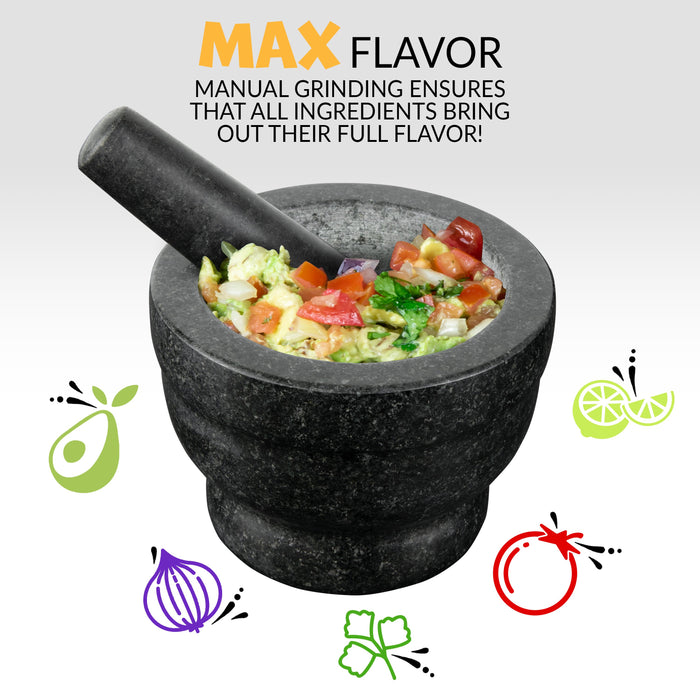 Taco Tuesday 5-Inch Granite Mortar & Pestle
