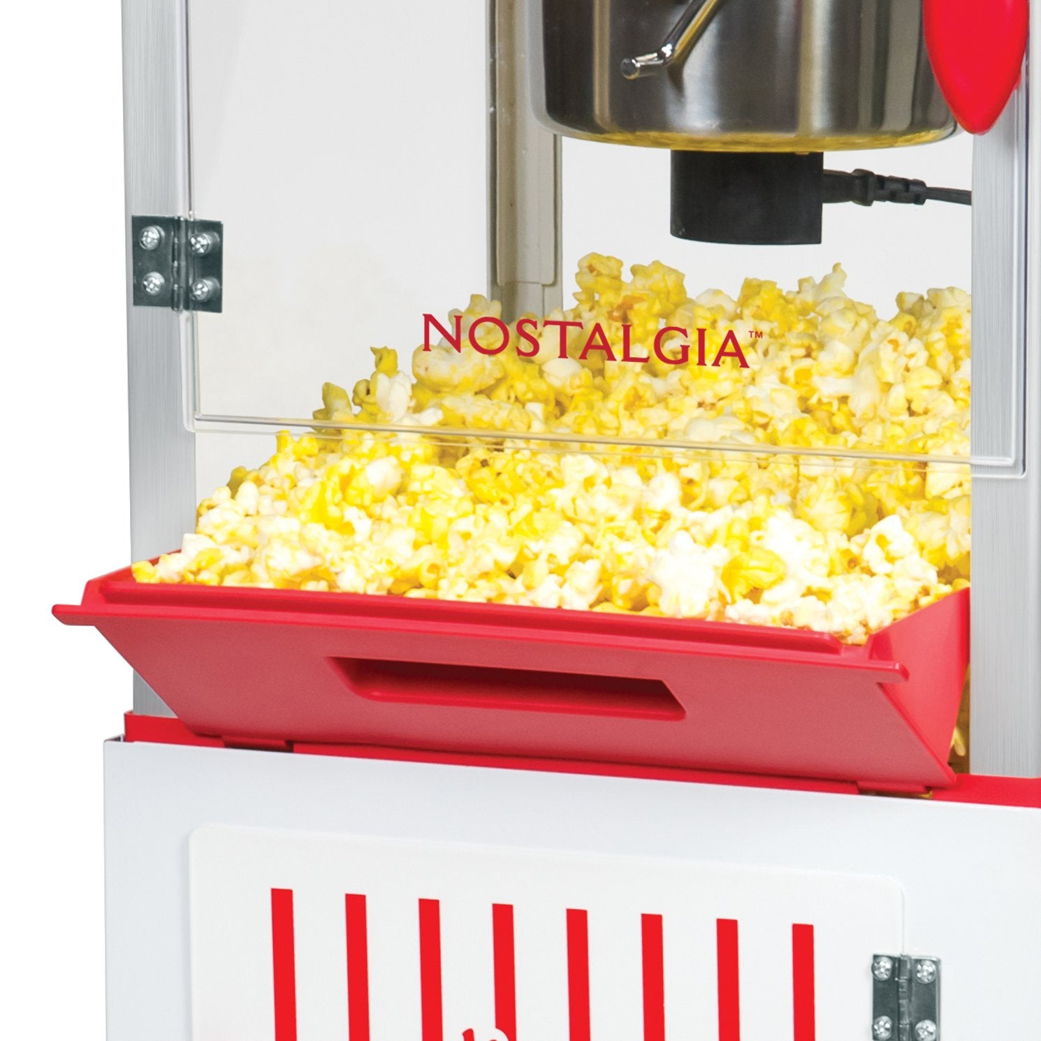 48-Inch 2.5-Oz. Popcorn Cart. Red/White - Image 10