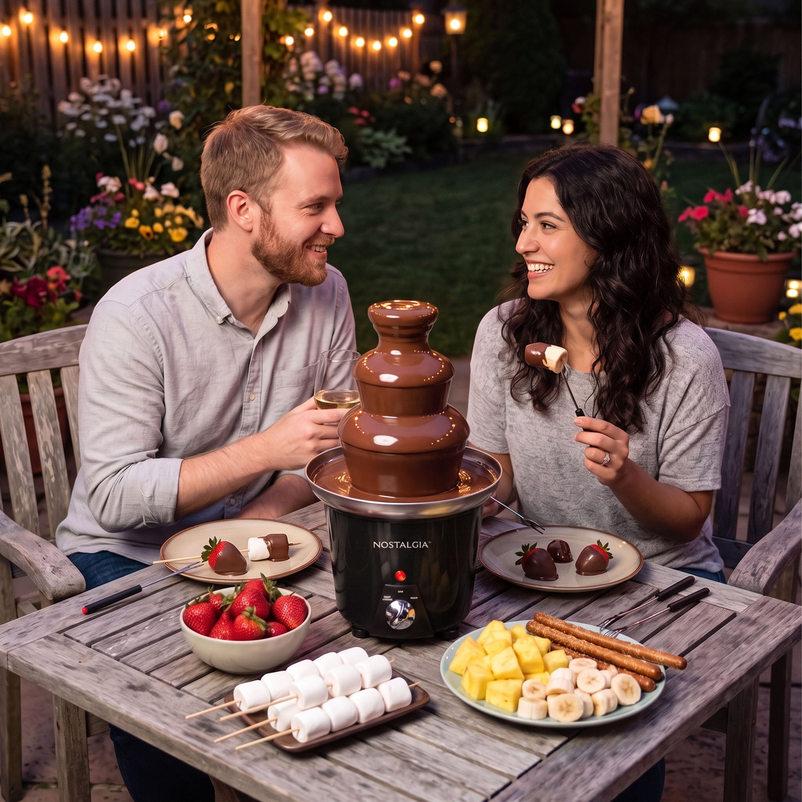 3-Tier 1.5-Pound Chocolate Fondue Fountain - Image 6