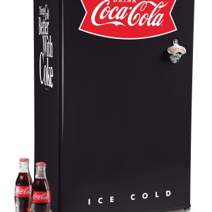 Coke 3.2 Cu. Ft. Refrigerator With Freezer and Bottle Opener