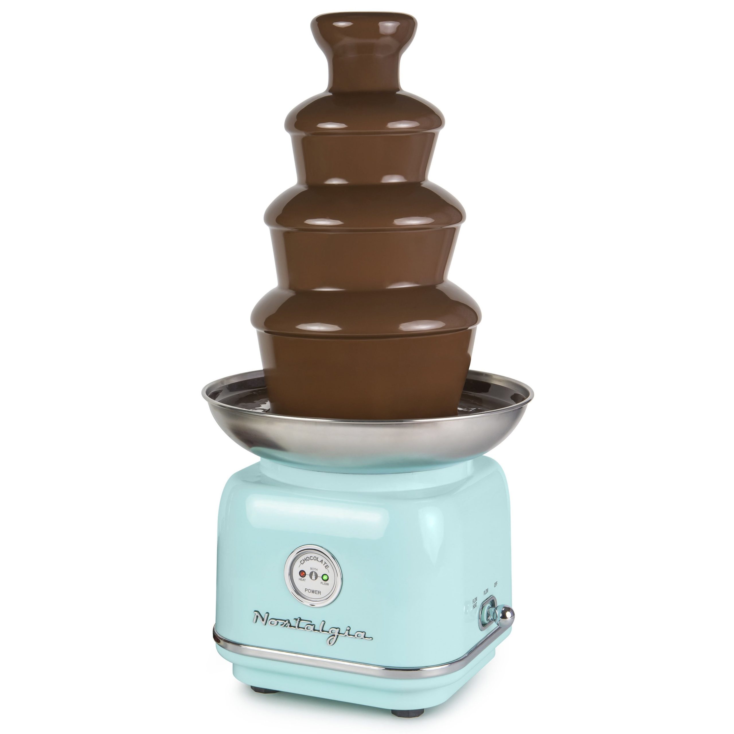 Classic Retro 4-Tier 2-Pound Chocolate Fondue Fountain