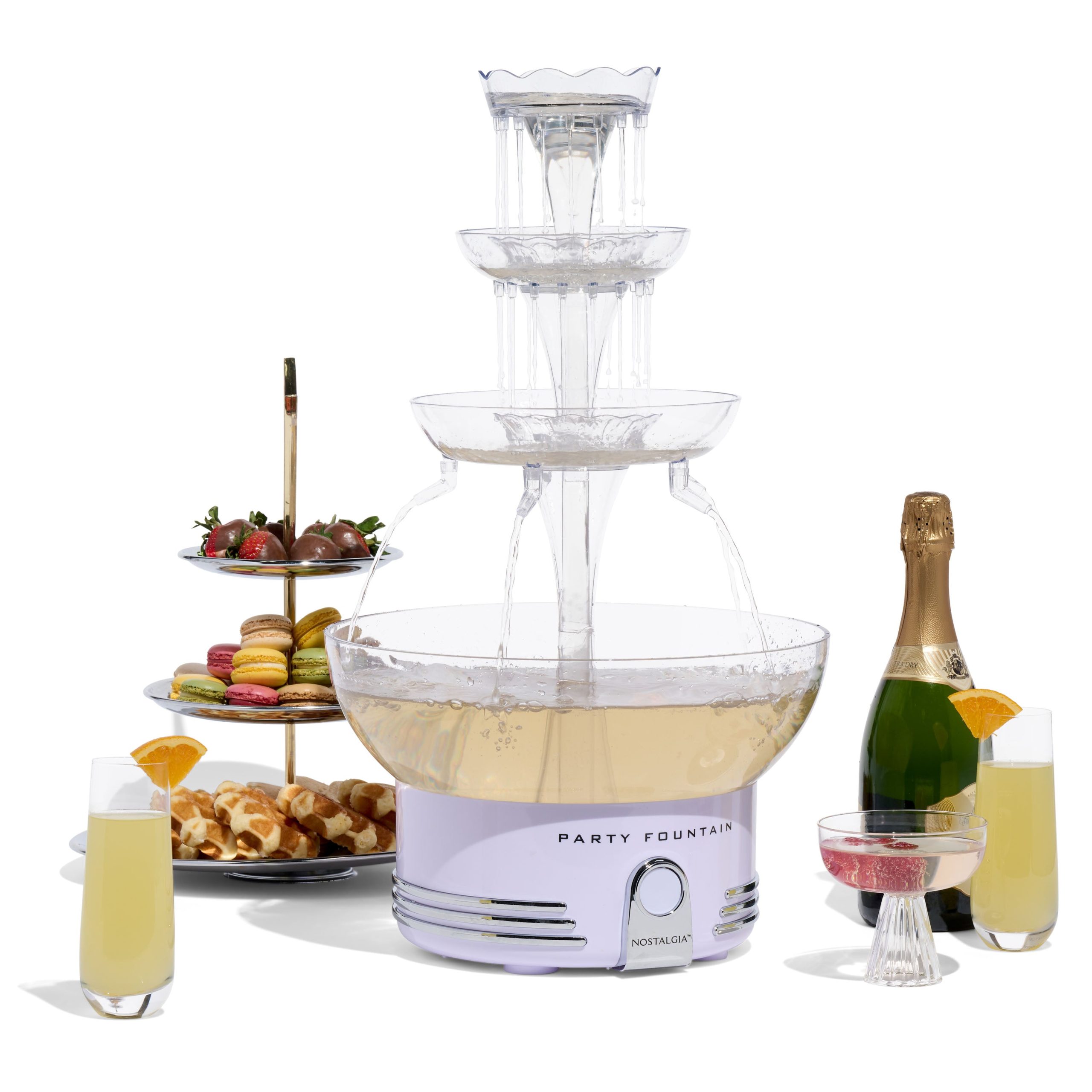 Retro 3-Tier Lighted Party Fountain