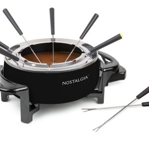 12-Cup Electric Fondue Pot. Black