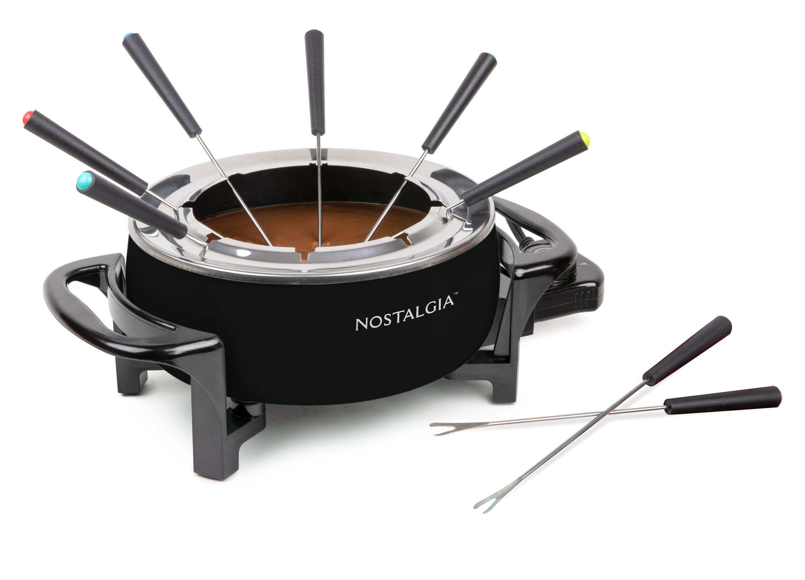 12-Cup Electric Fondue Pot. Black