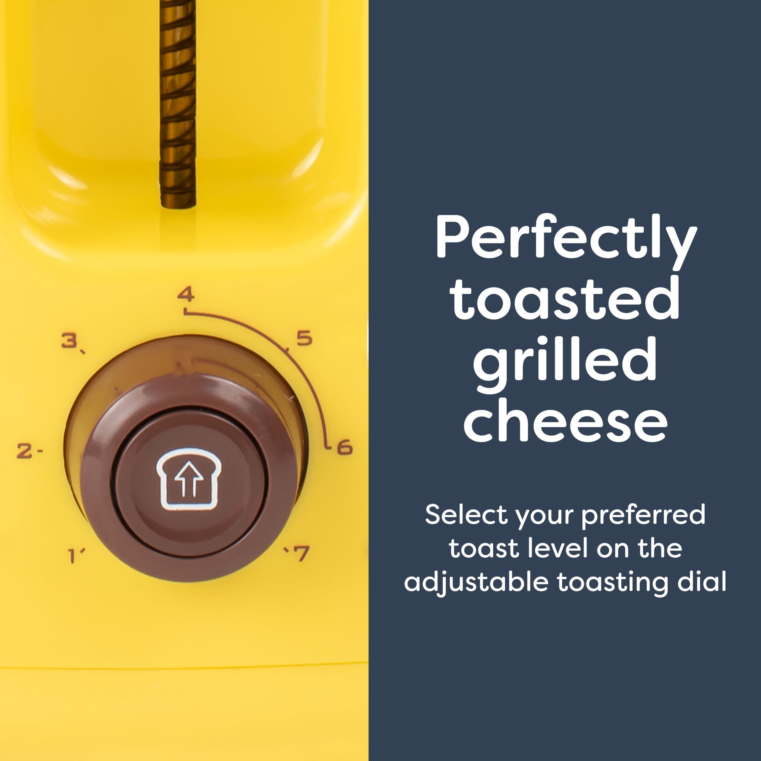 Deluxe Grilled Cheese Sandwich Toaster with Toasting Baskets with Extra Wide Slots - Image 5