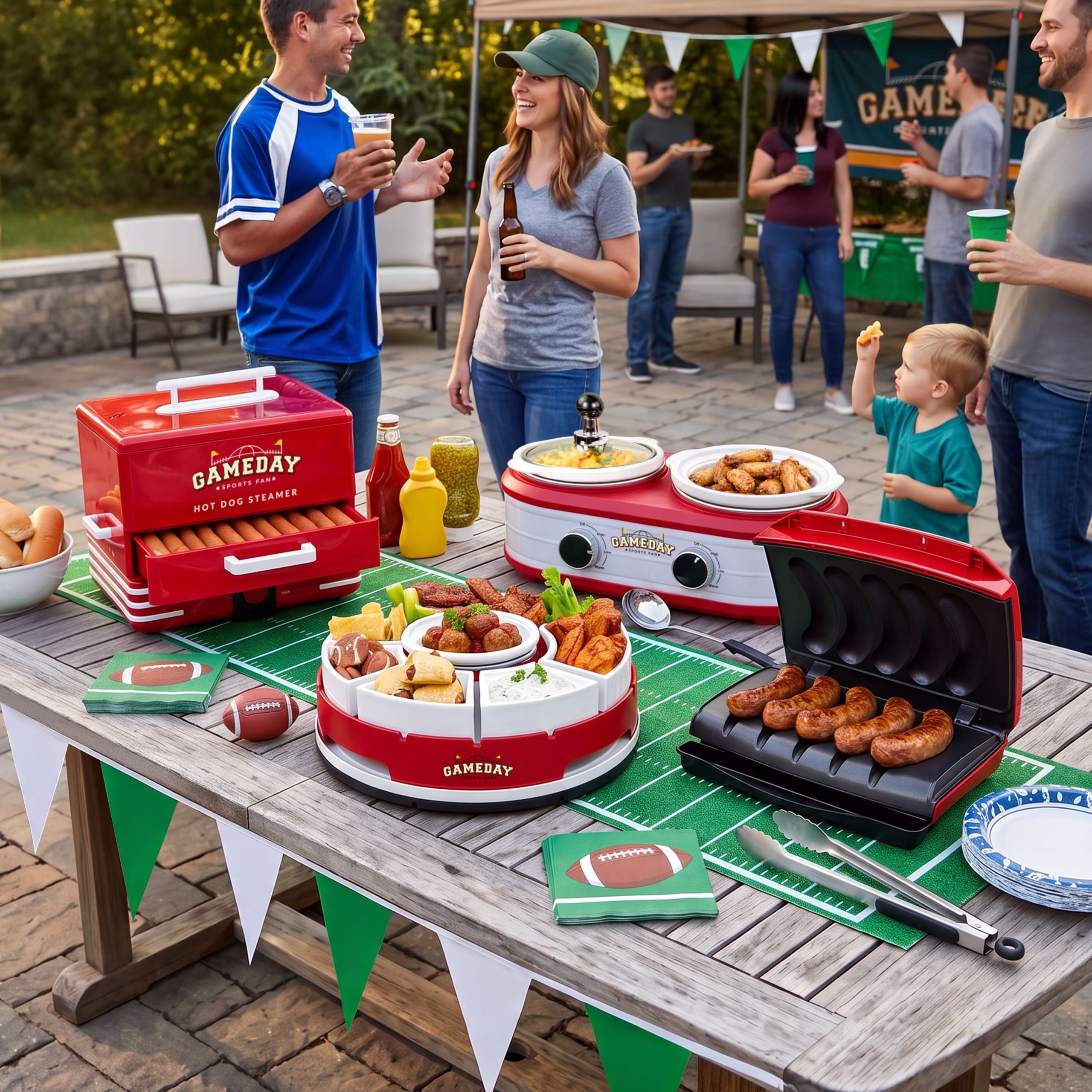 Nostalgia Game Day Hot Dog Steamer and Bun Warmer - Image 7