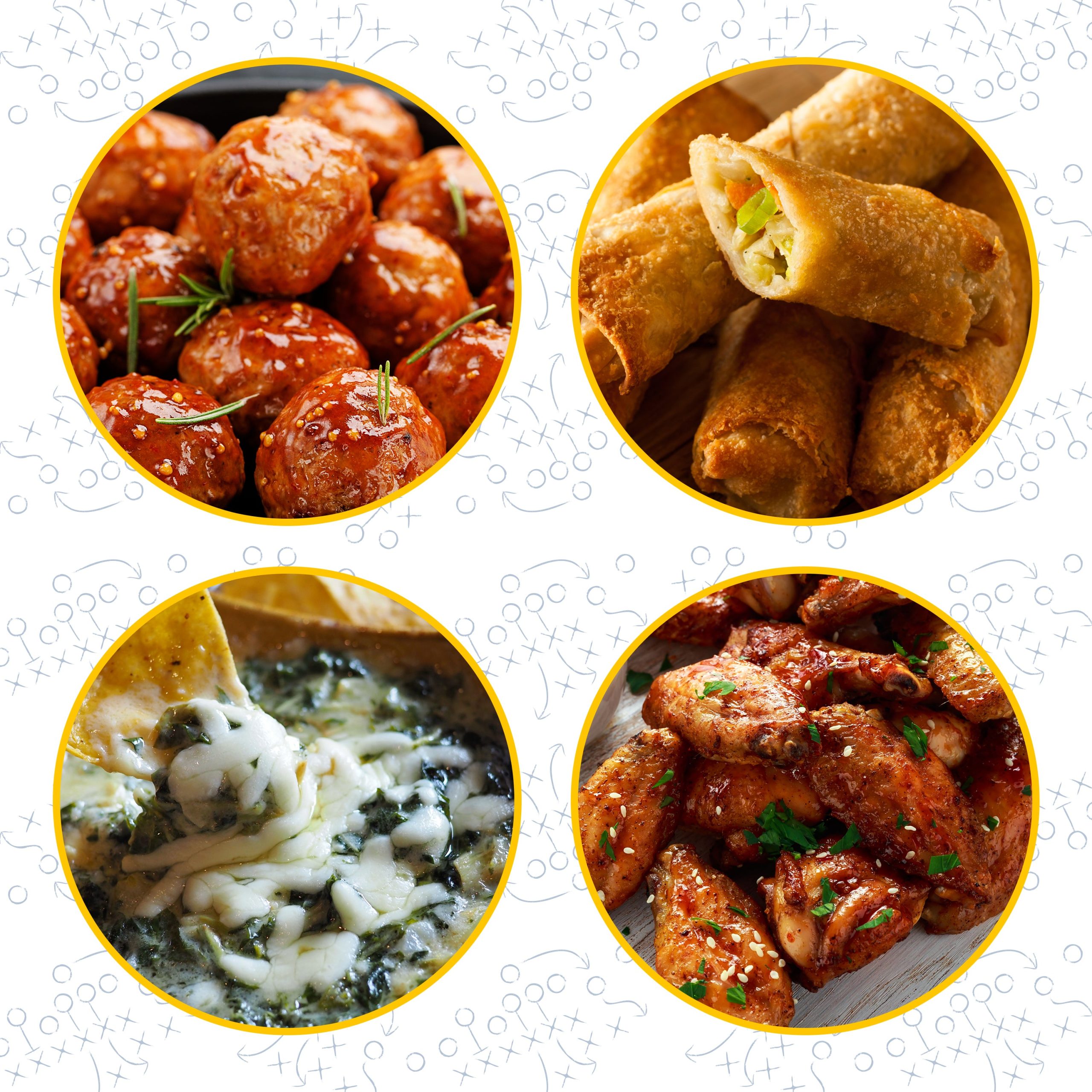 Game Day Lazy Susan Appetizer Server - Image 6