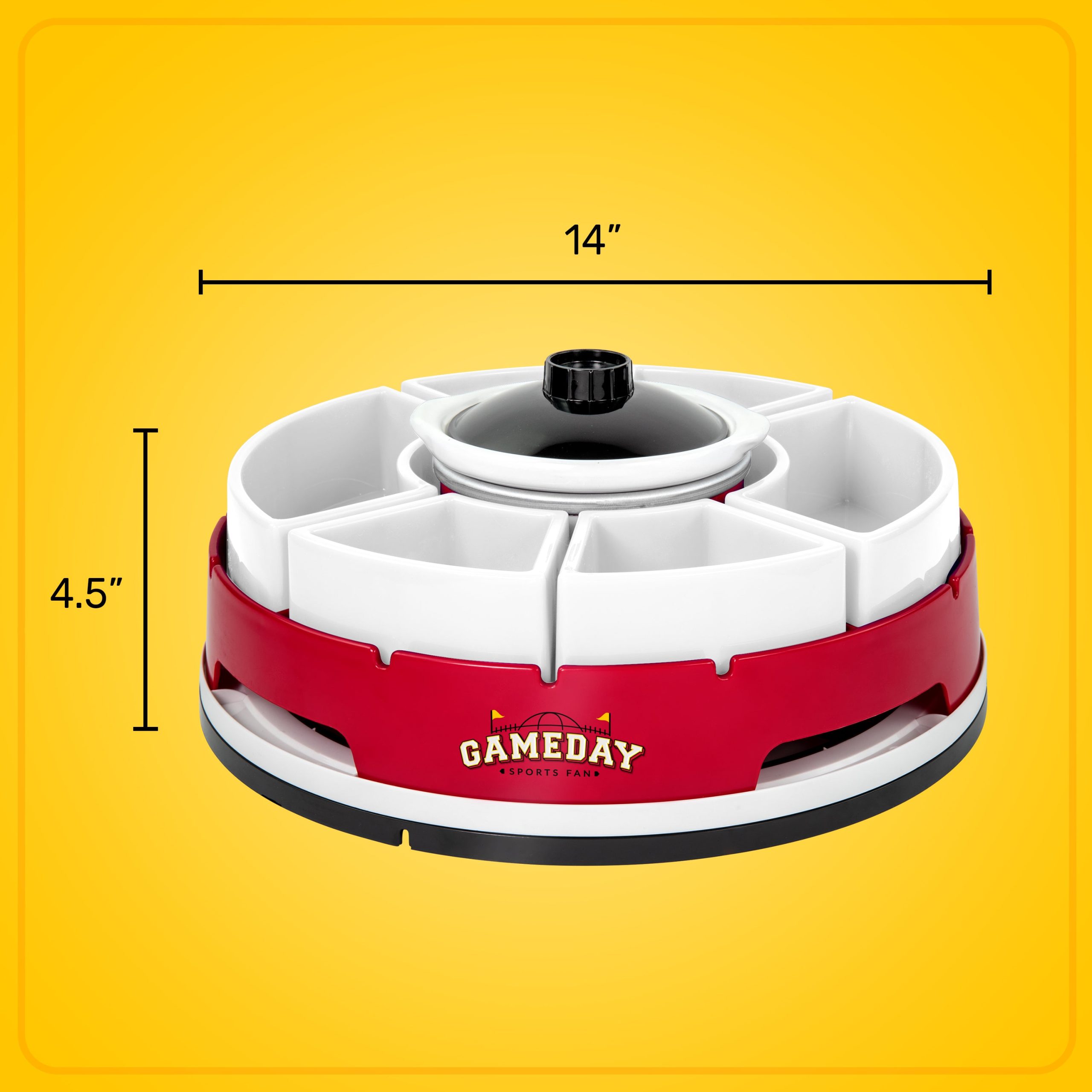 Game Day Lazy Susan Appetizer Server - Image 7
