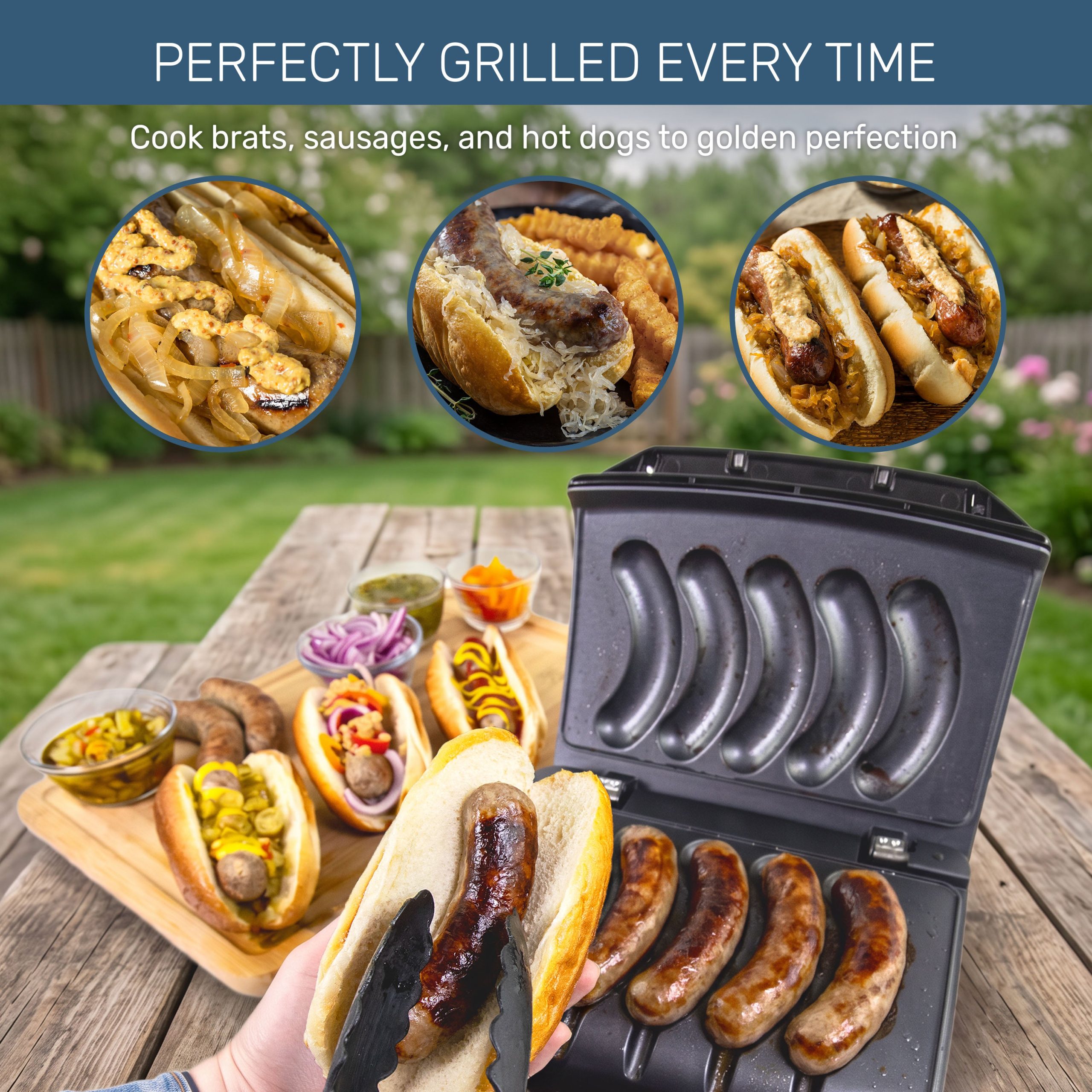 Homecraft Sausage & Brat Grill - Image 7