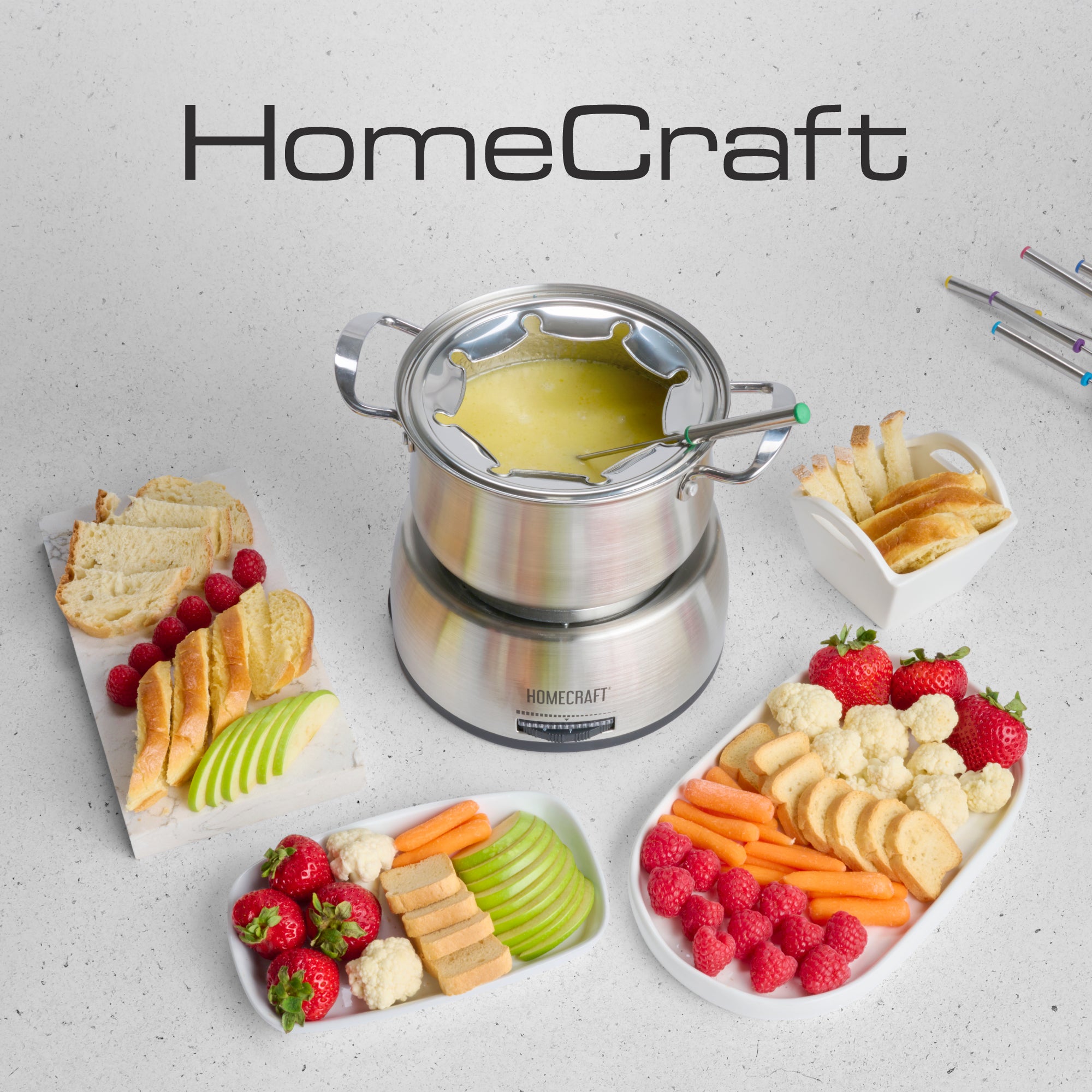 HomeCraft™ 8-Cup Electric Fondue Set - Image 5