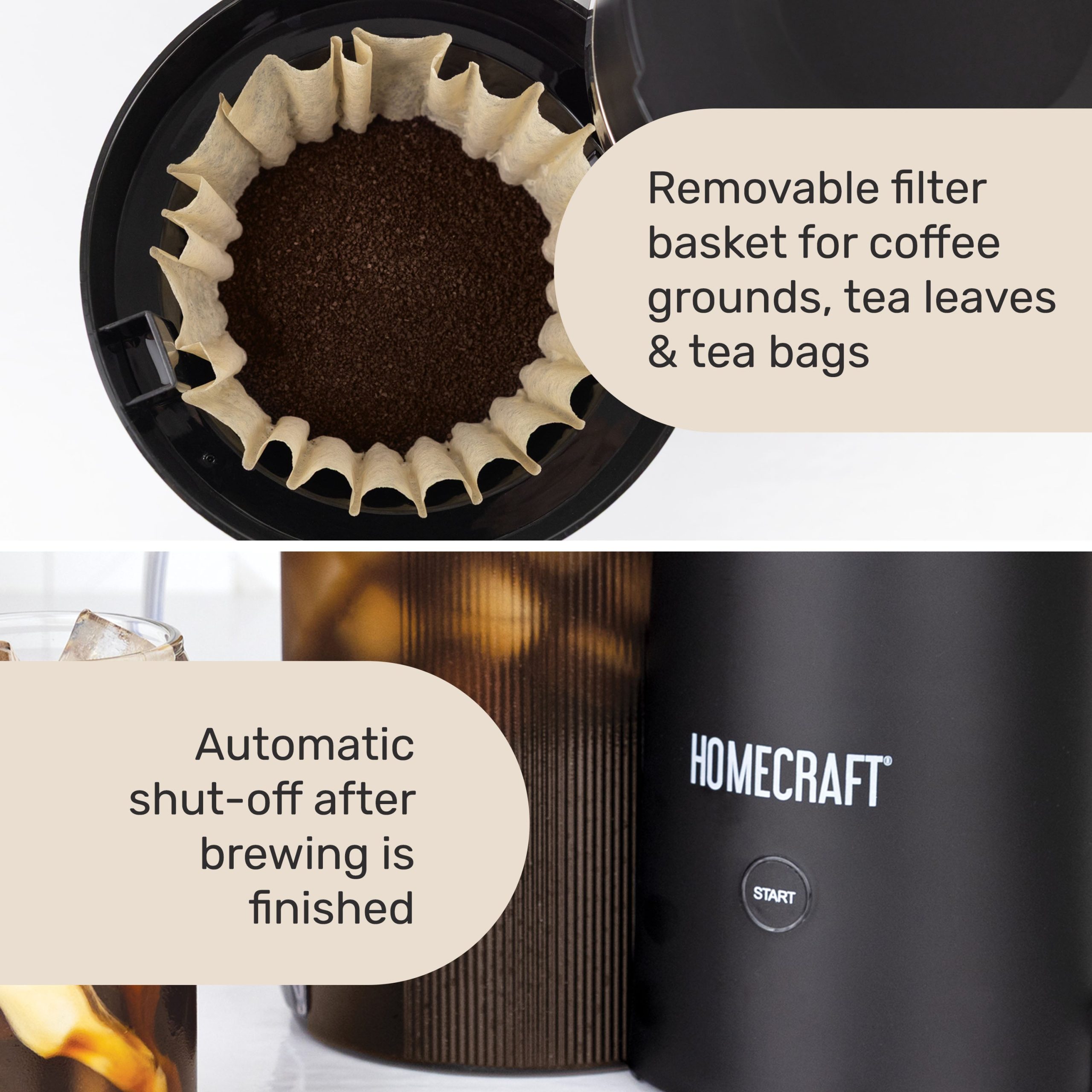 HomeCraft 2-Quart Iced Tea Maker - Image 4