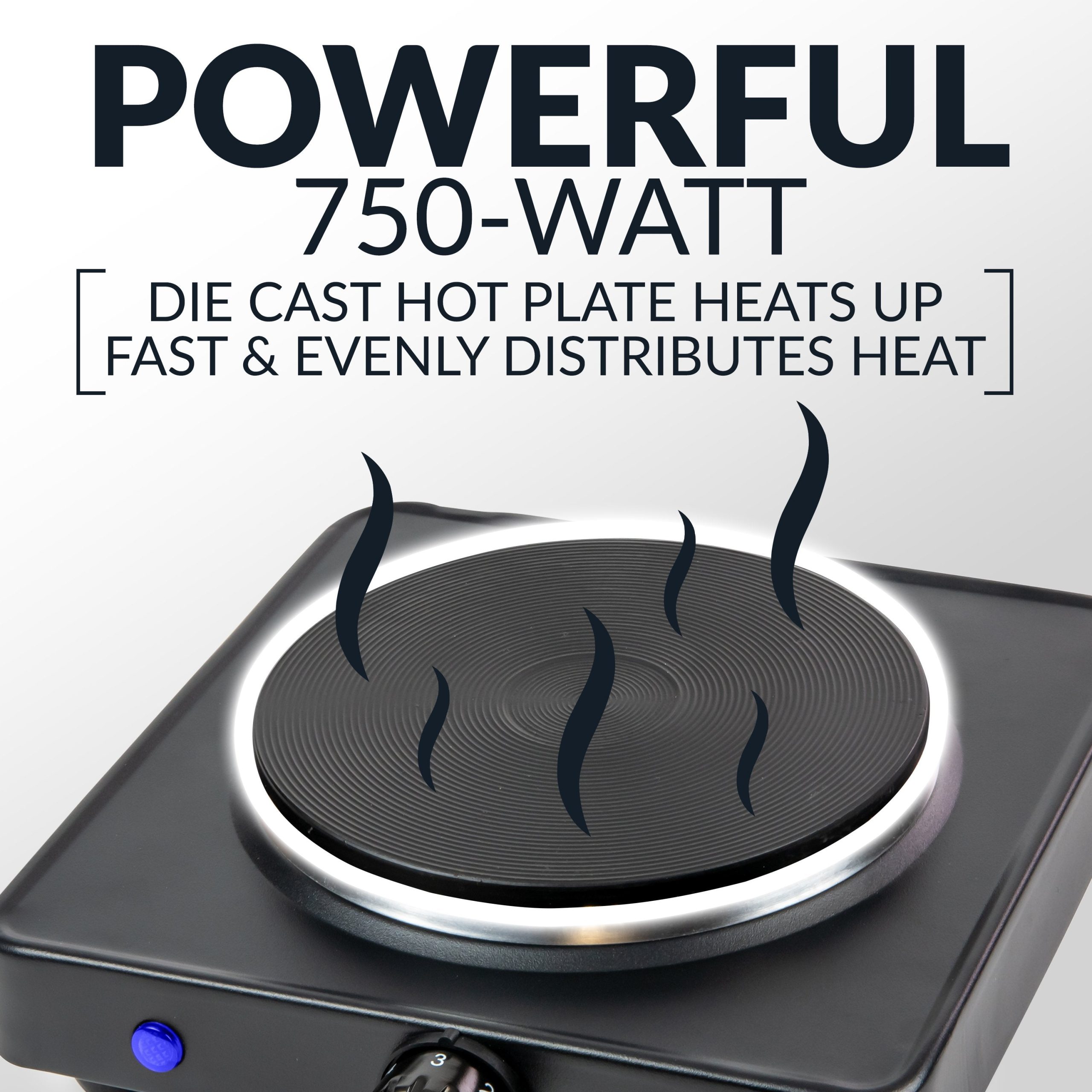 HomeCraft™ Single Burner Hot Plate - Image 3
