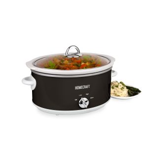 Homecraft 6 Qt Oval Slow Cooker