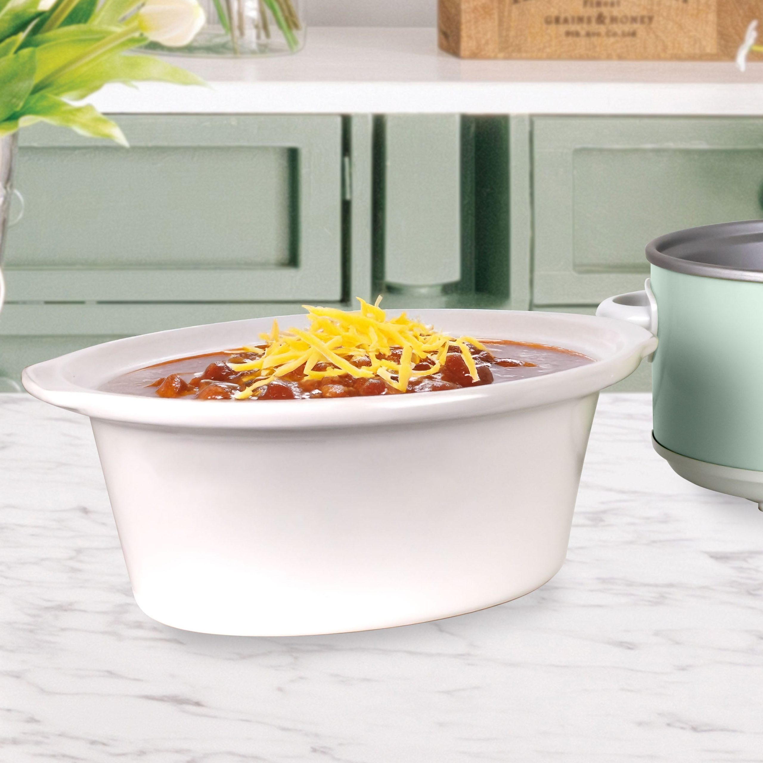 Homecraft 6 Qt Oval Slow Cooker - Image 4