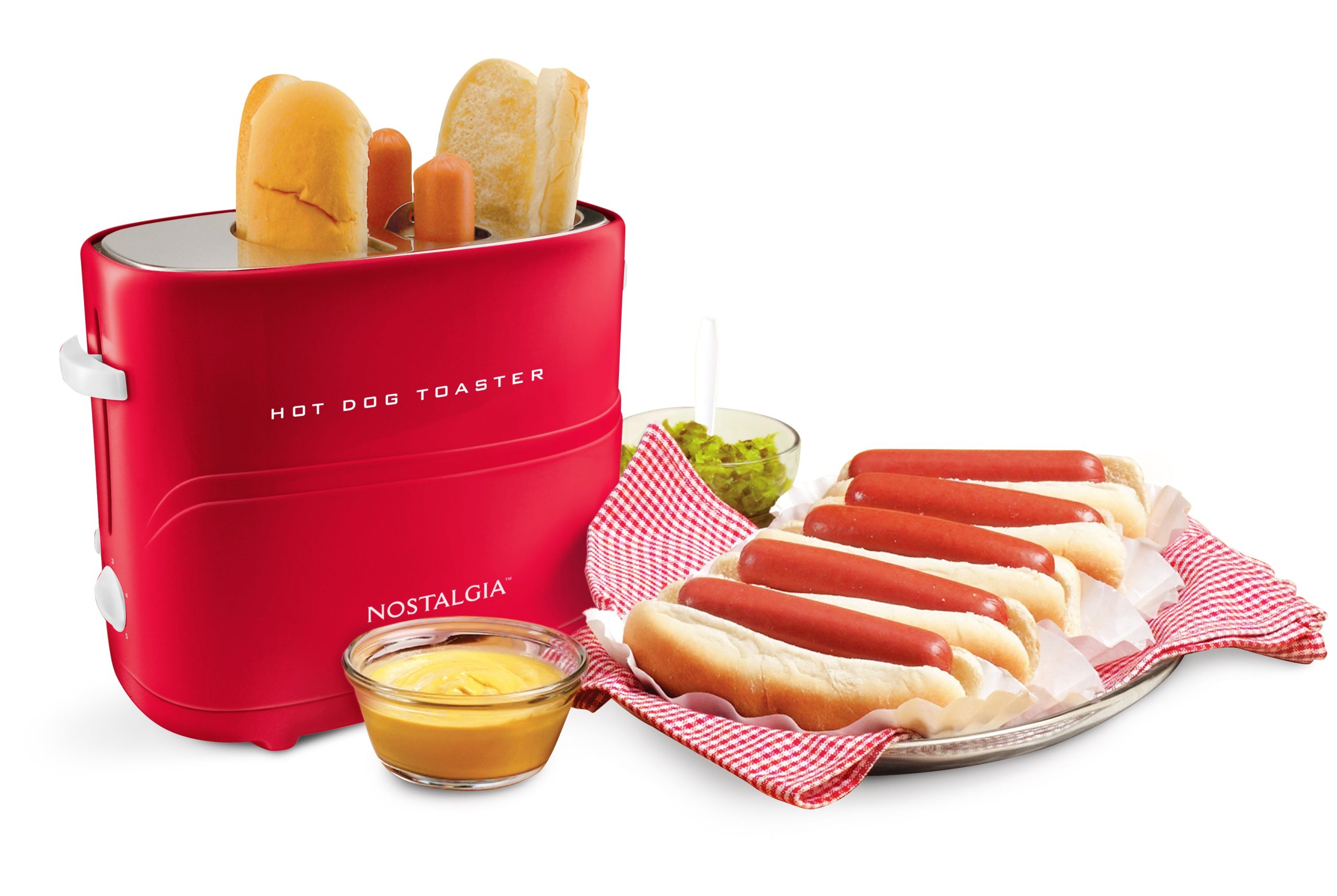 Nostalgia Pop-Up Hot Dog Toaster