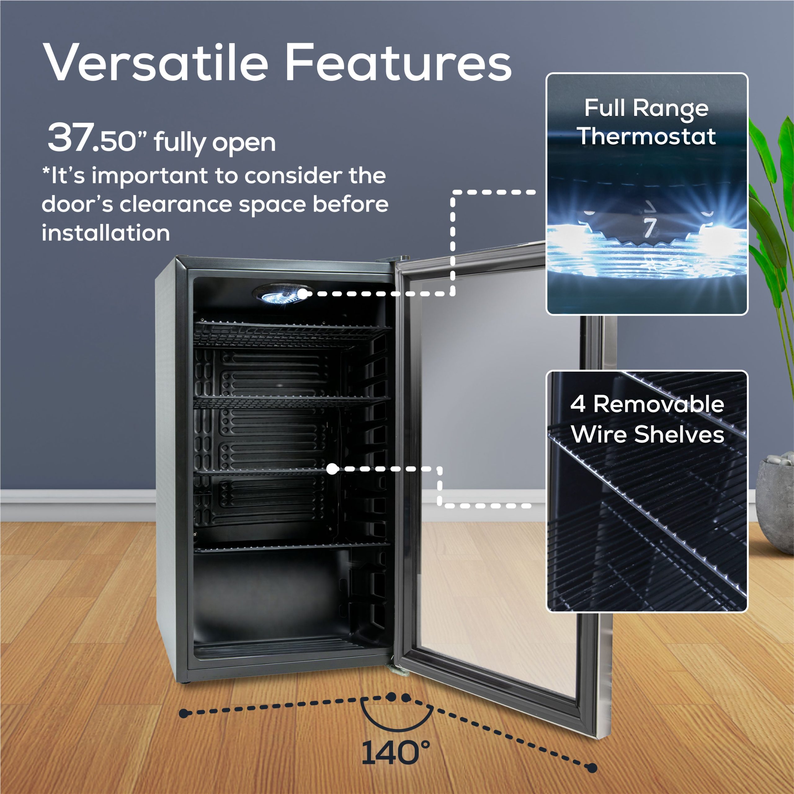 Igloo 3.5 Cu. Ft. Stainless-Steel Beverage Cooler - Image 5