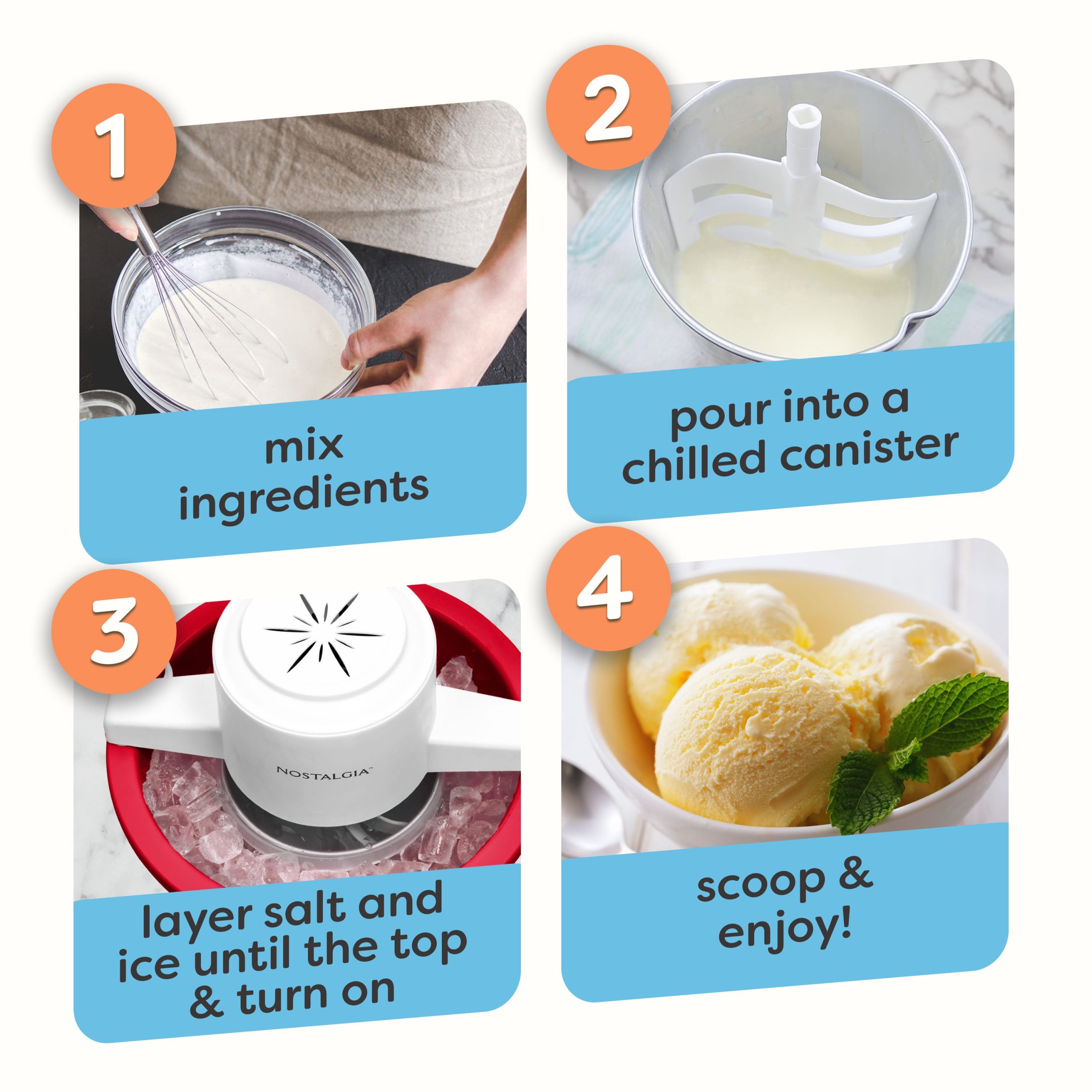 4-Quart Electric Ice Cream Maker - Image 4