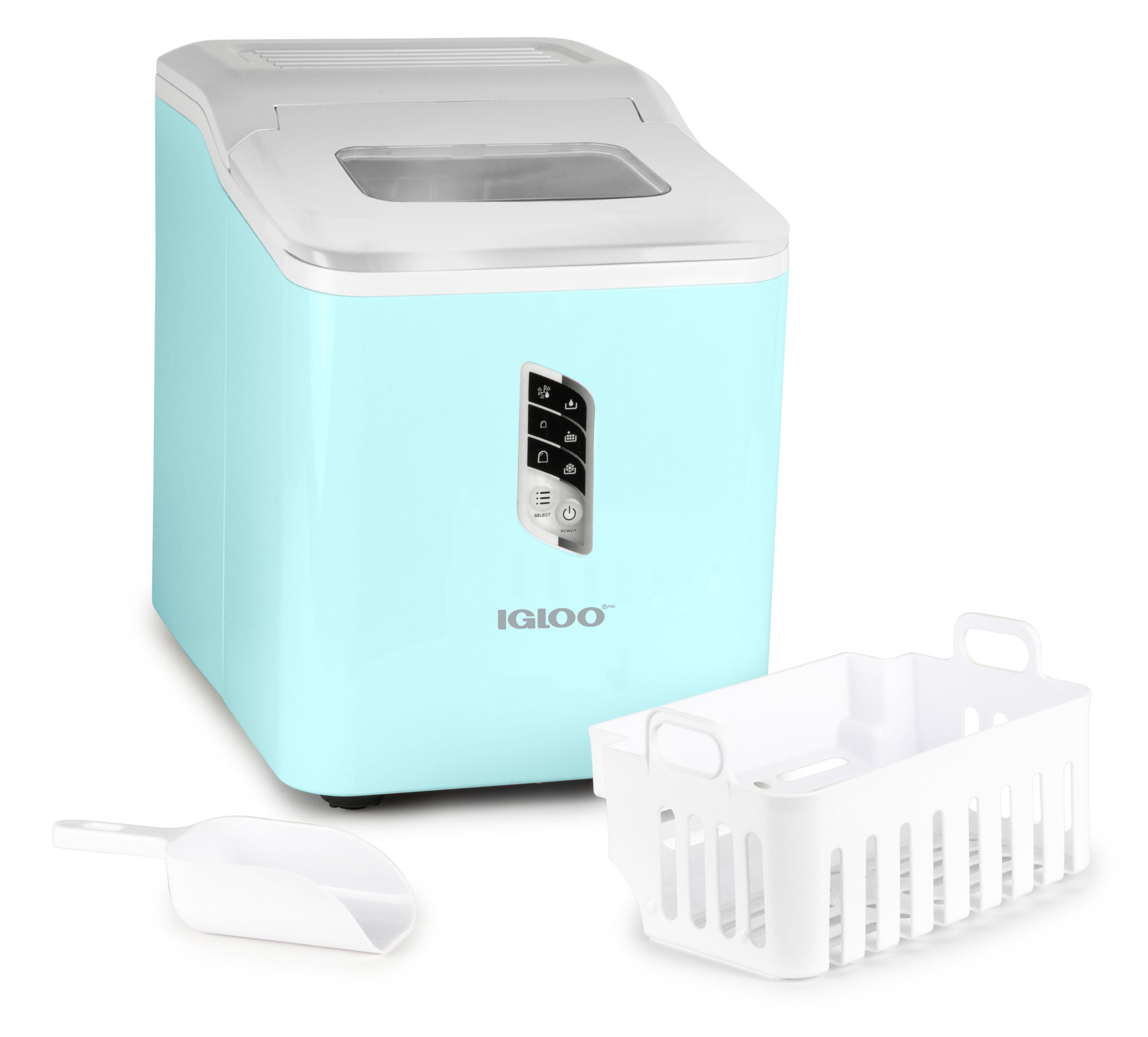 Igloo Automatic Self-Cleaning 26-Pound Ice Maker. Aqua