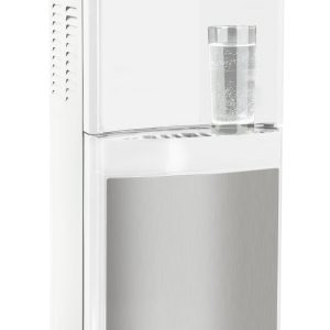 Igloo Hot. Cold & Room Temperature Bottom-Load Water Dispenser. White/Stainless Steel