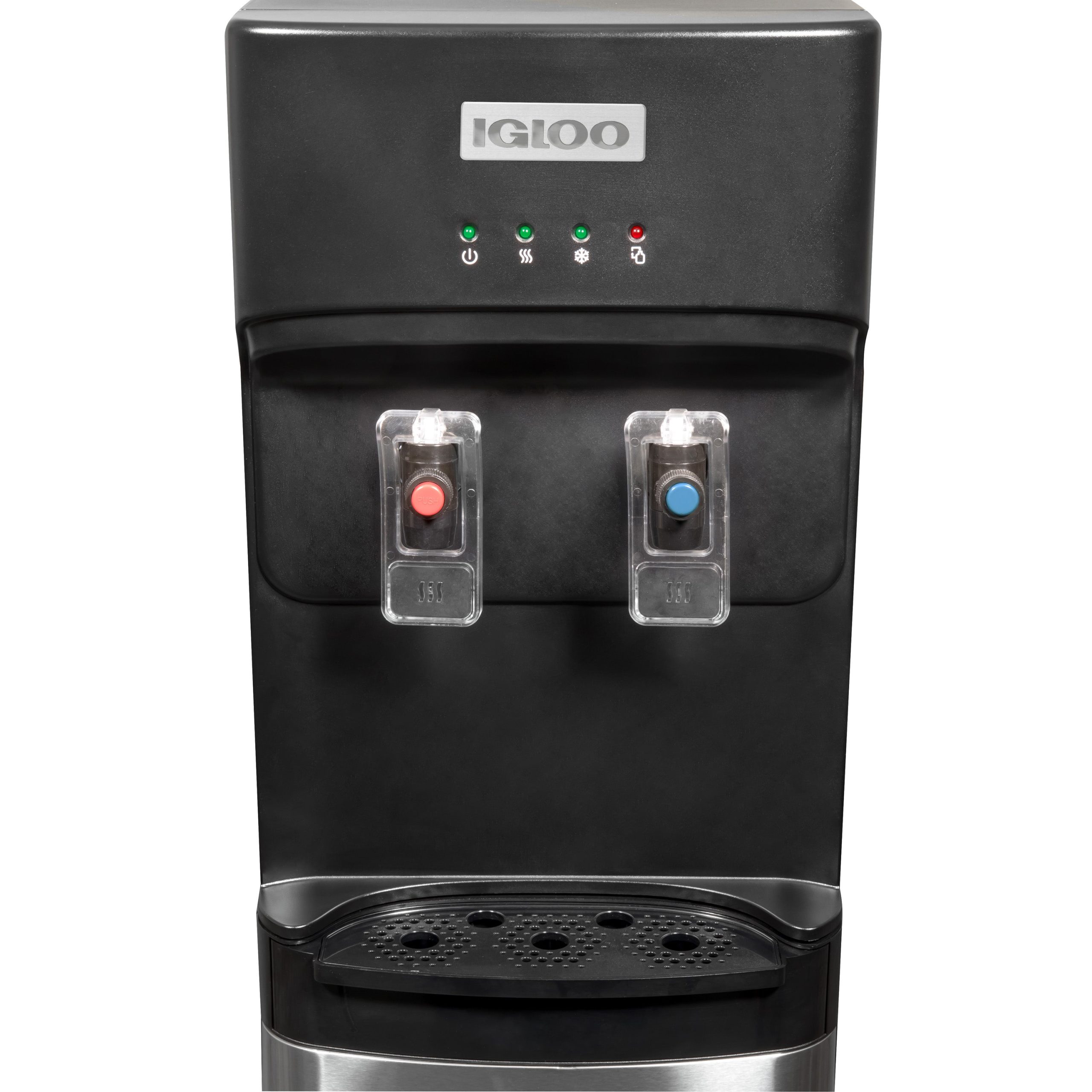 Igloo 3 & 5 Gallon Bottom Load Hot & Cold Water Dispenser. Black & Stainless Steel - Image 5