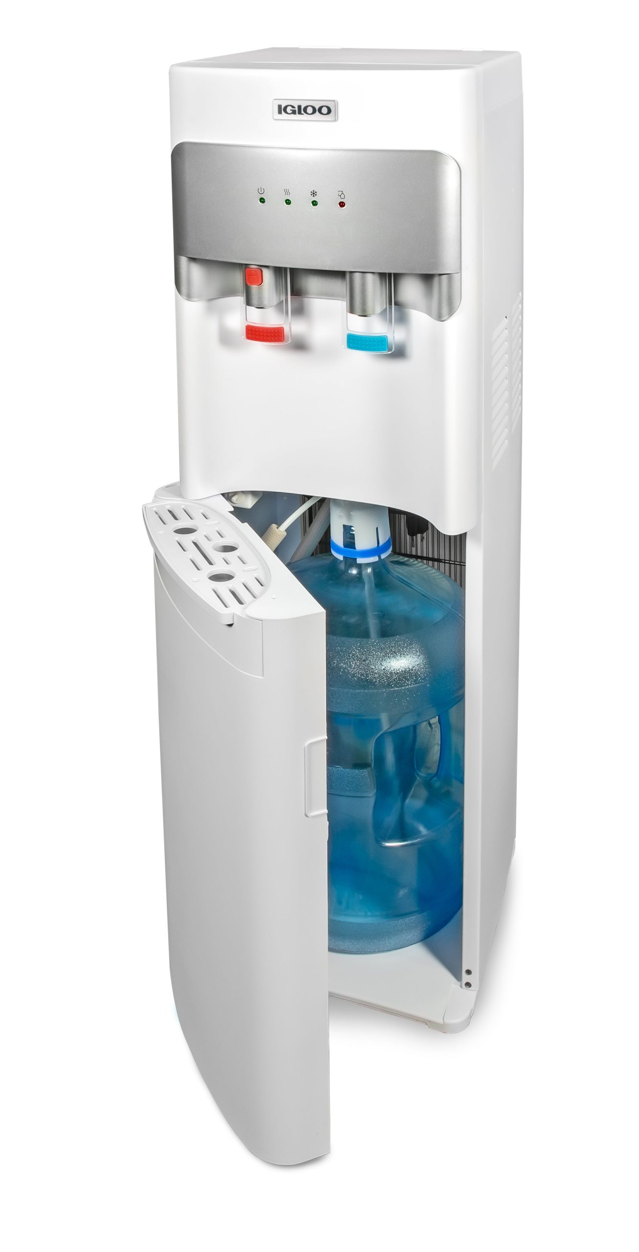 Igloo 3 & 5 Gallon Bottom Load Hot & Cold Water Dispenser. White - Image 2