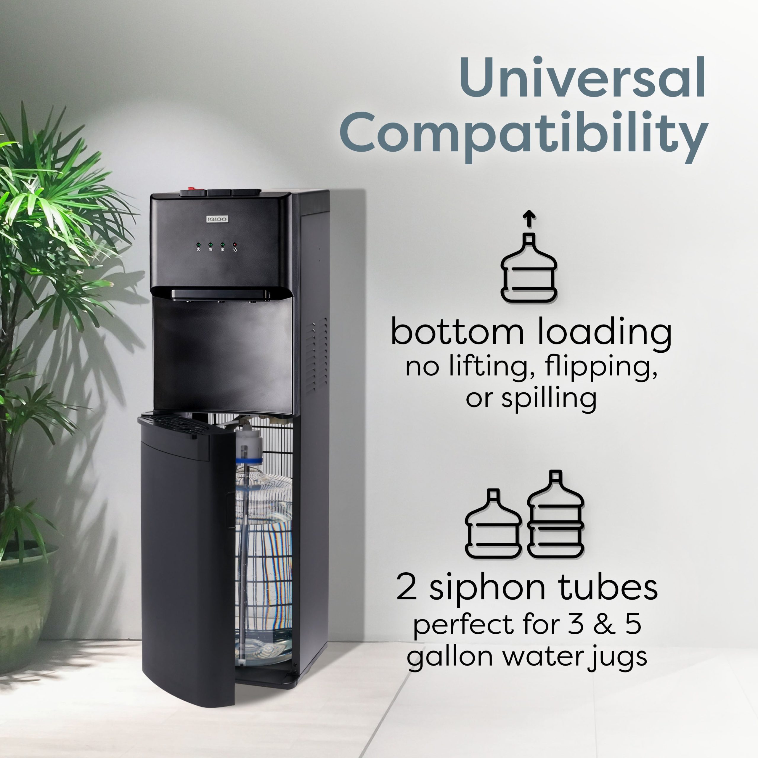 Igloo Hot. Cold & Room Temperature Bottom-Load Water Dispenser - Image 4