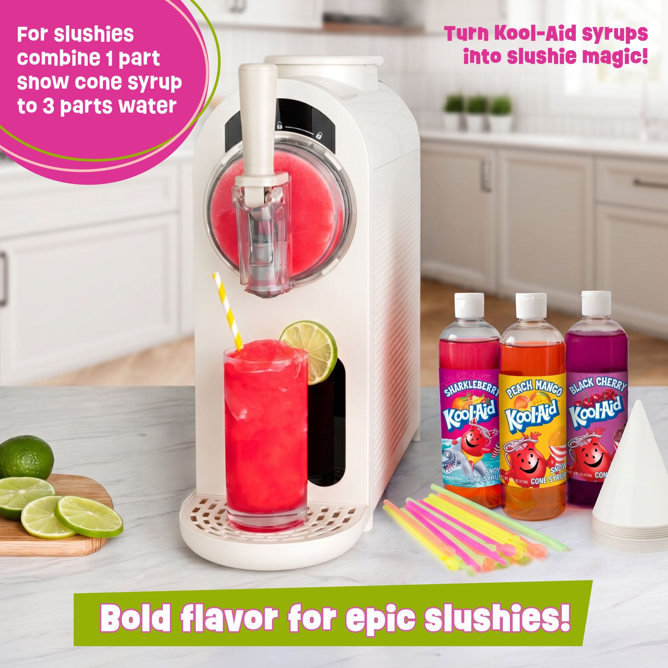 Kool-Aid Snow Cone Syrup Party Kit - Image 4