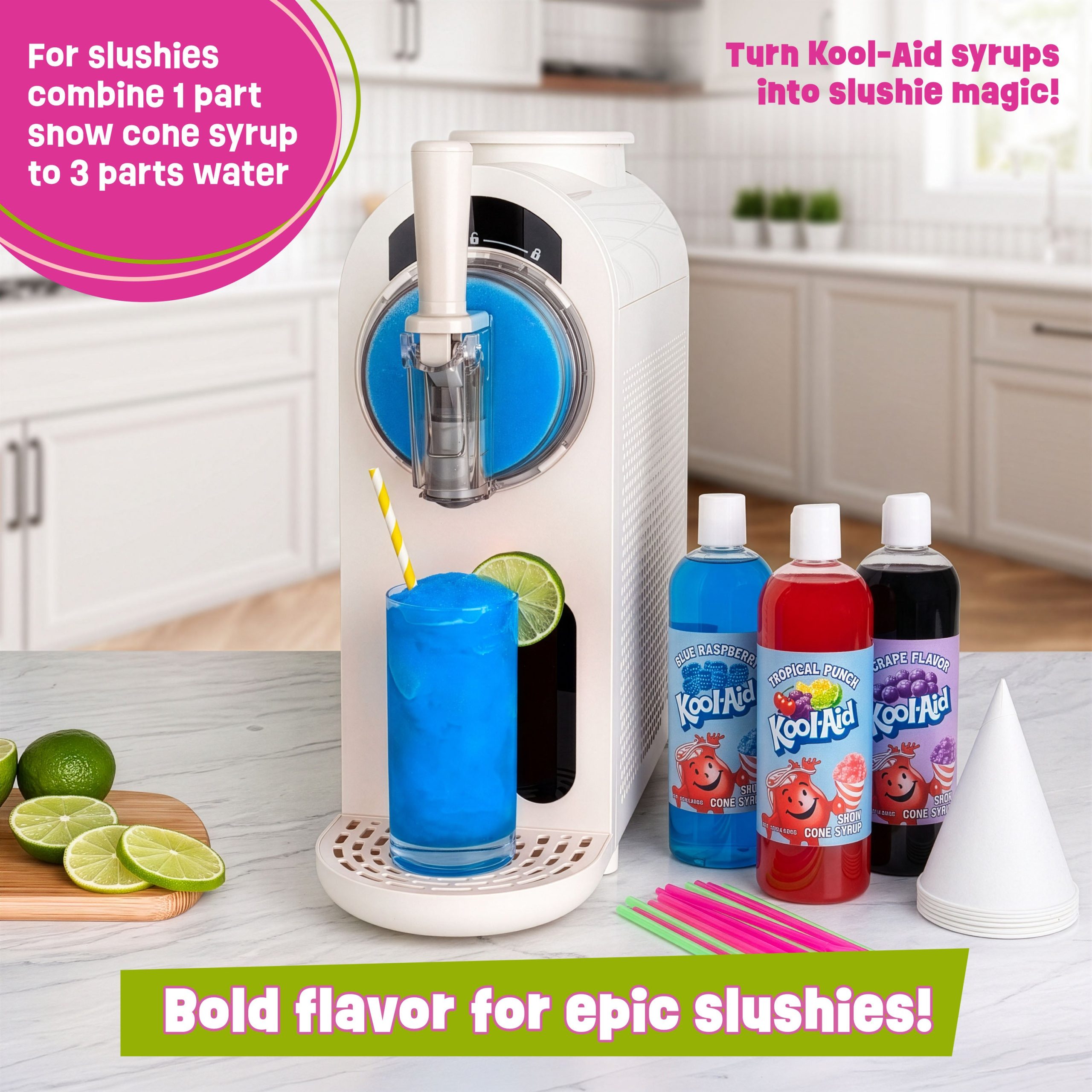 Kool-Aid Snow Cone Syrup Party Kit - Image 4