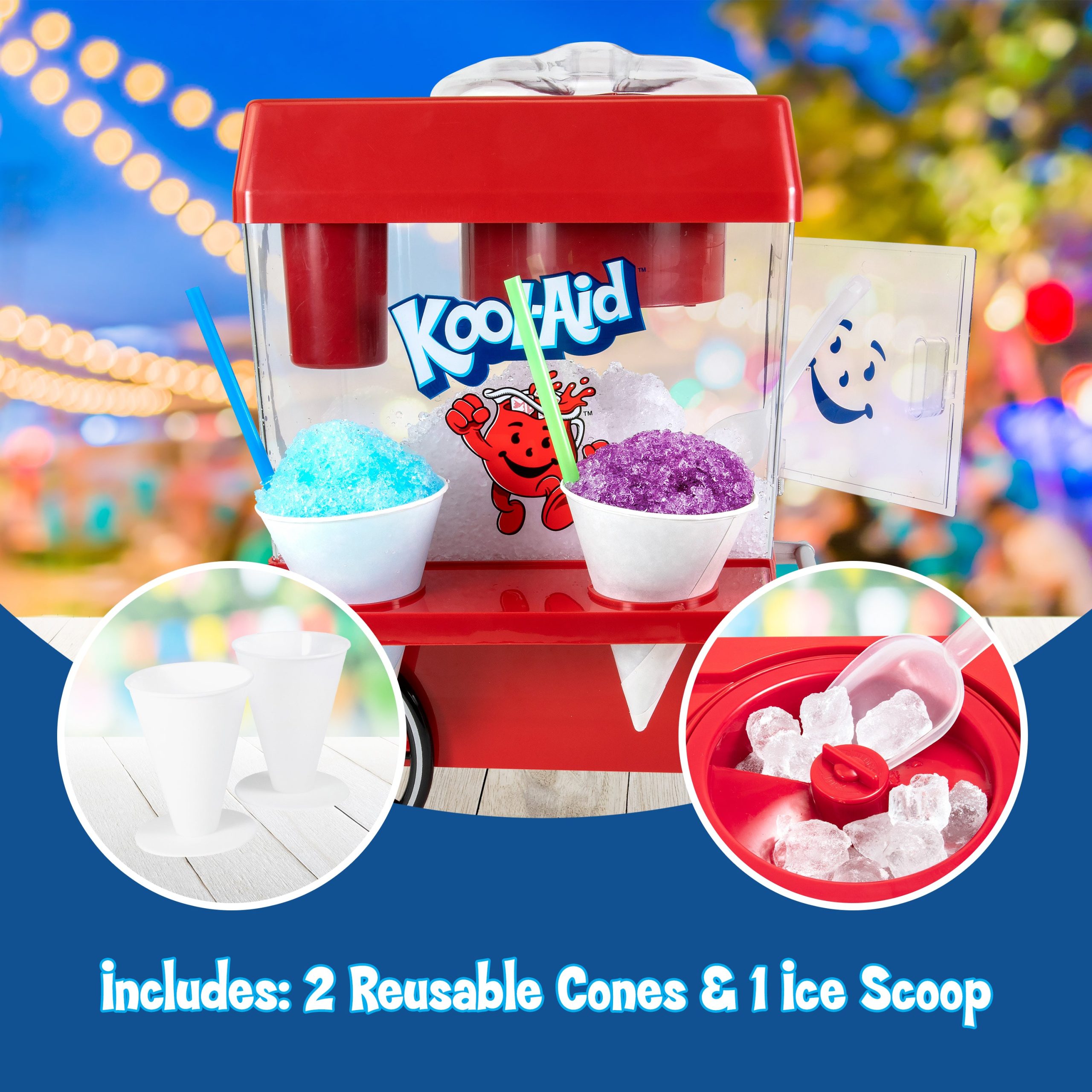 Kool-Aid Snow Cone Maker & Shaved Ice Storage - Image 3