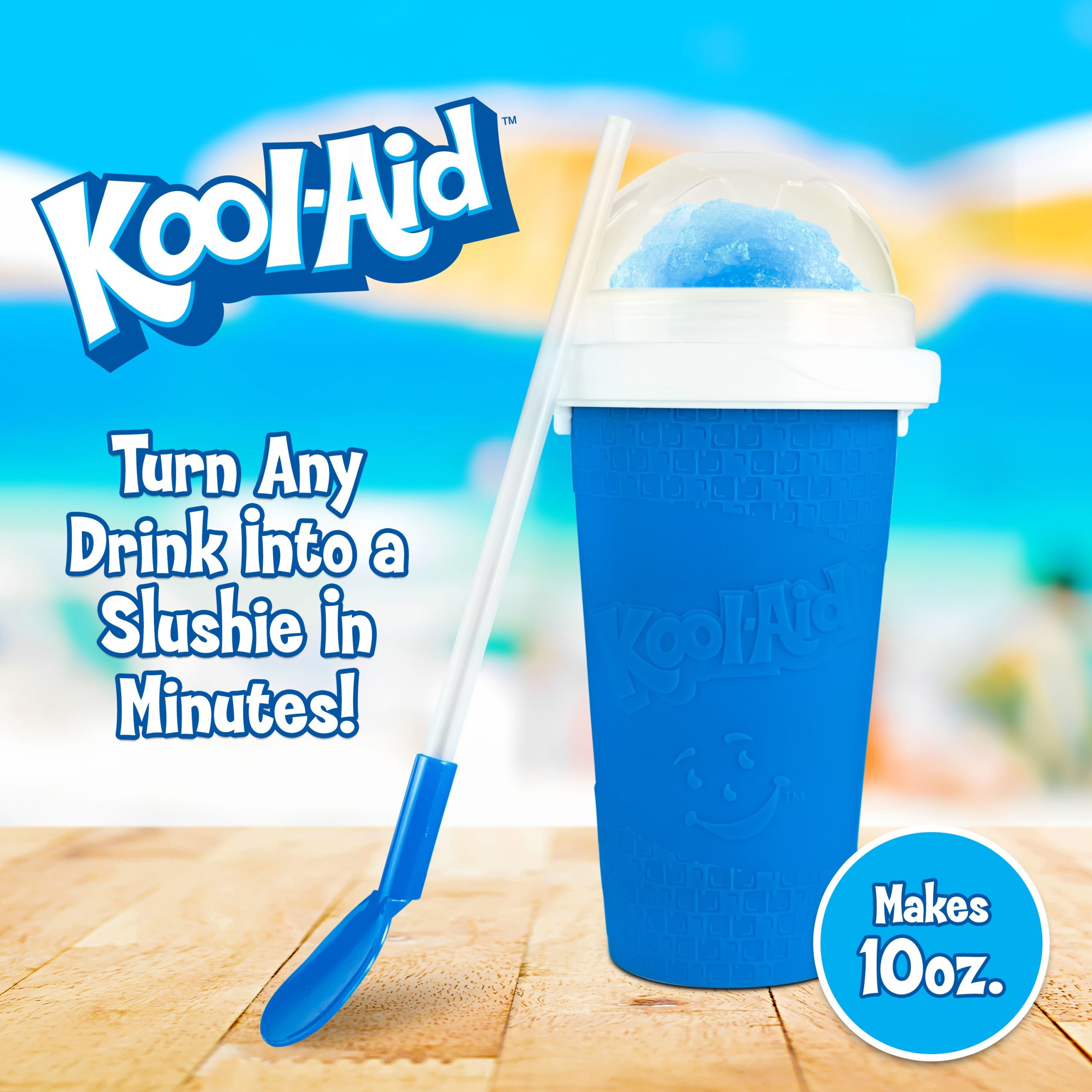 Kool-Aid Squeezy Slush Cup. Blue - Image 2