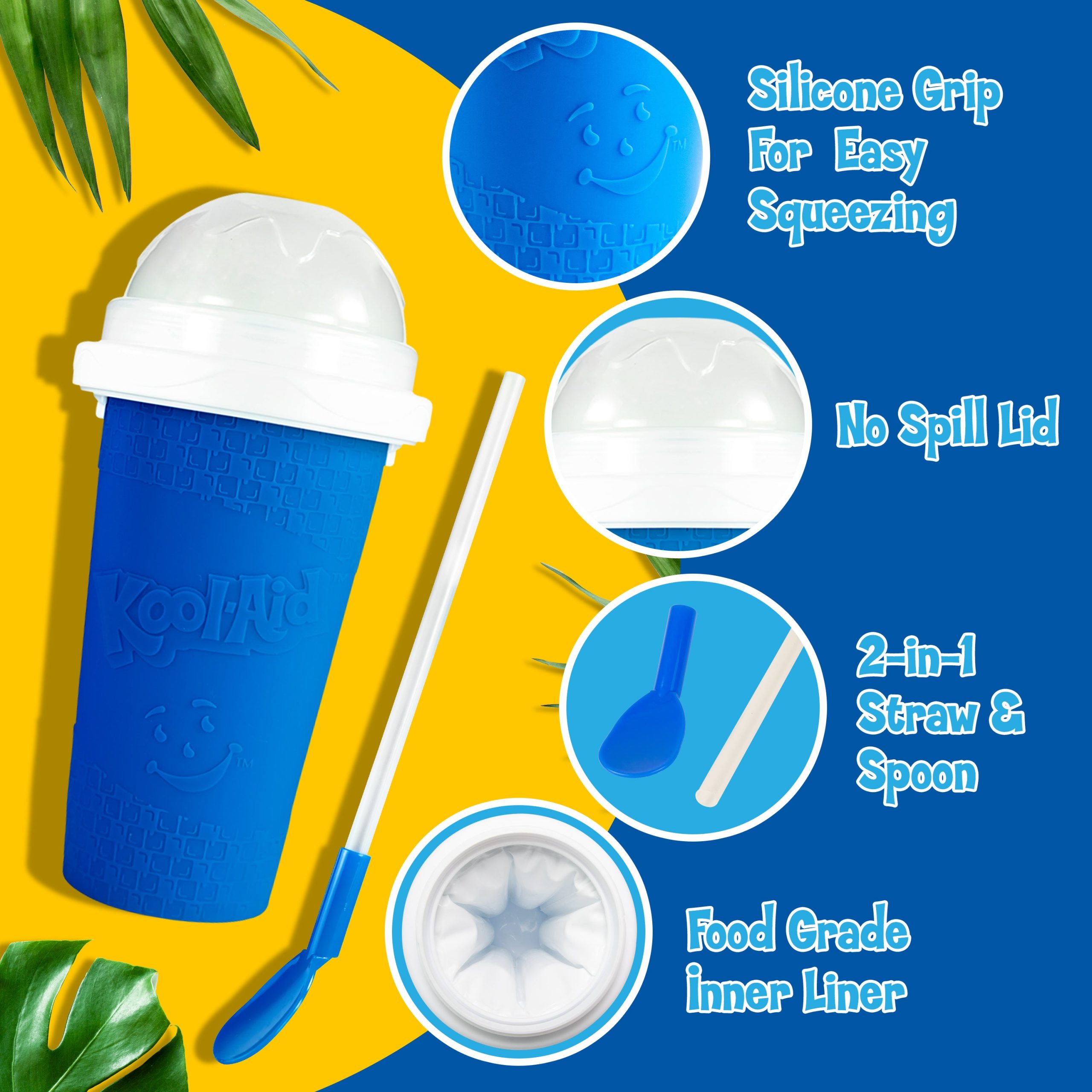 Kool-Aid Squeezy Slush Cup. Blue - Image 4