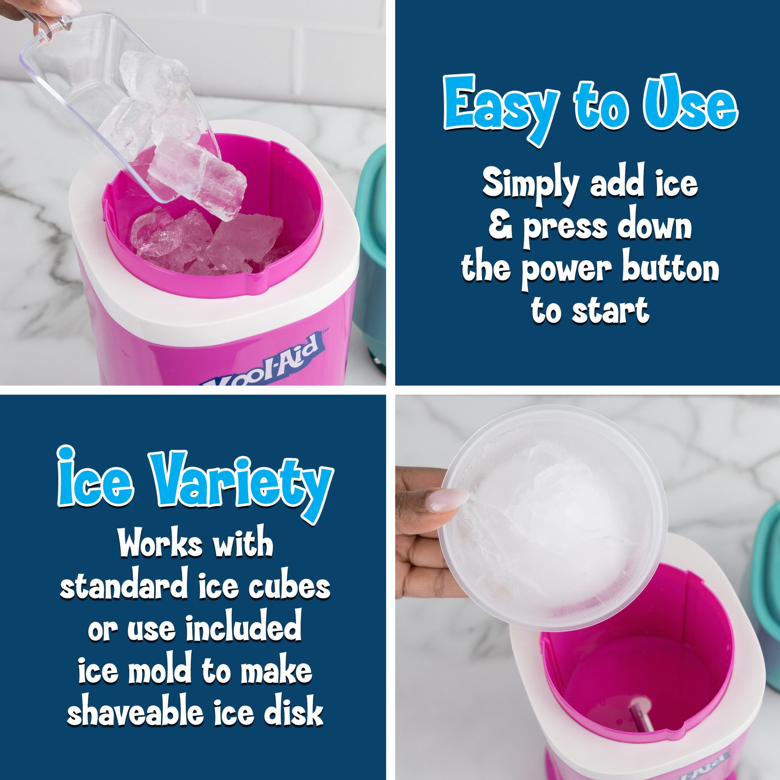 Kool-Aid Electric Shaved Ice & Snow Cone Maker with Ice Mold - Image 5