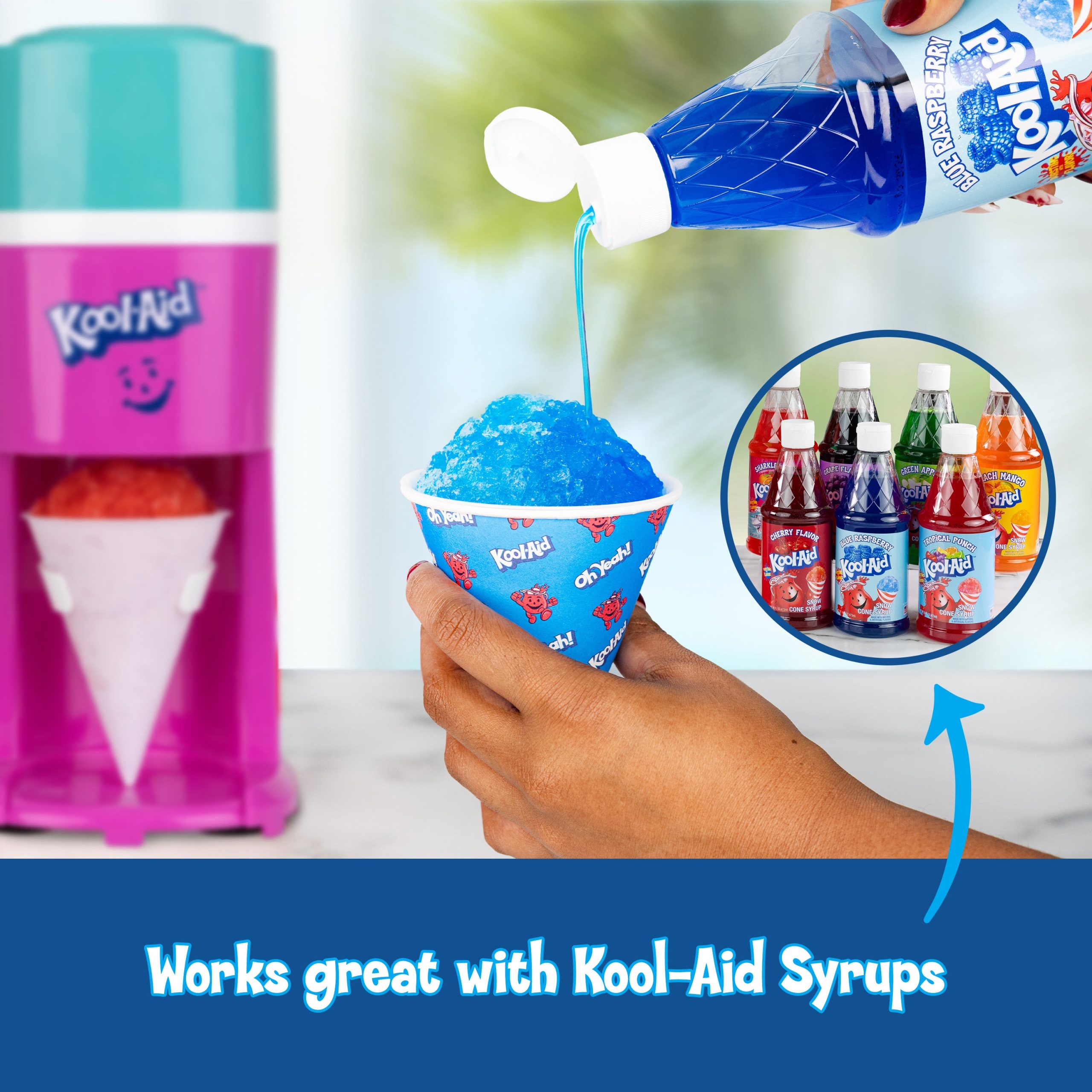 Kool-Aid Electric Shaved Ice & Snow Cone Maker with Ice Mold - Image 6