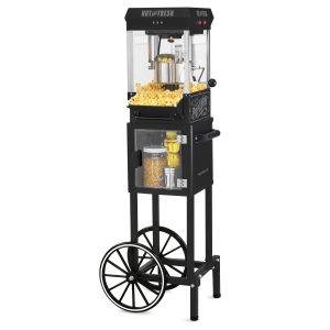 2.5 Ounce Popcorn Cart. 10-Cup. with 5-Quart Popcorn Bowl. 45-Inches Tall