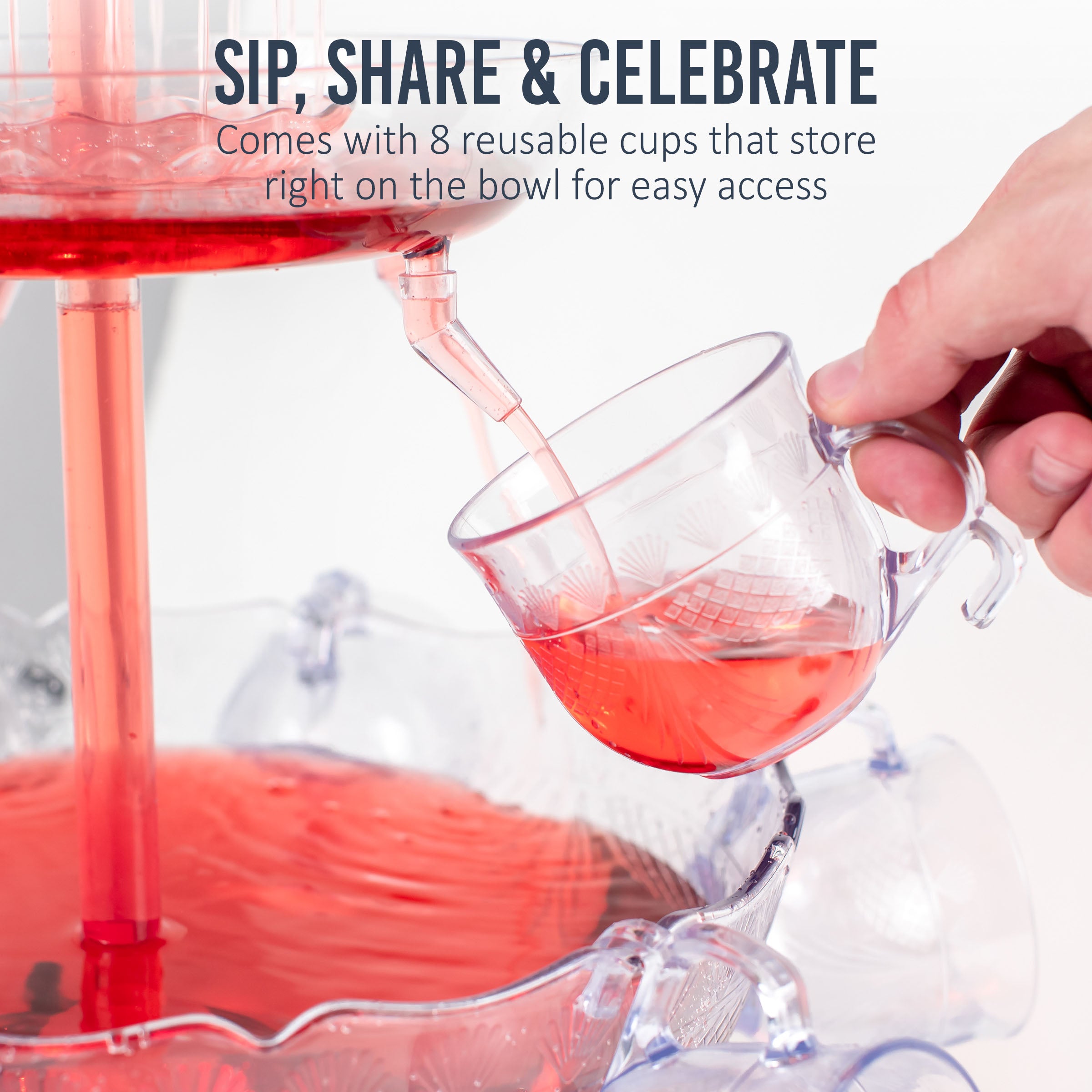 3-Tier Lighted Party Fountain - Image 3
