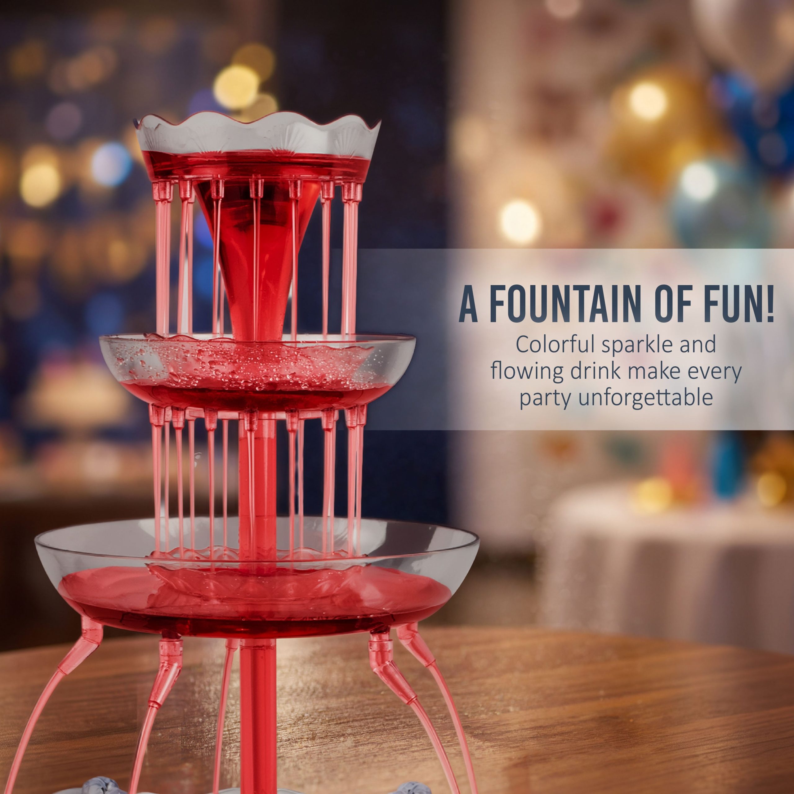 3-Tier Lighted Party Fountain - Image 6