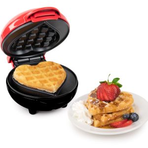 MyMini Personal Electric Heart Waffle Maker