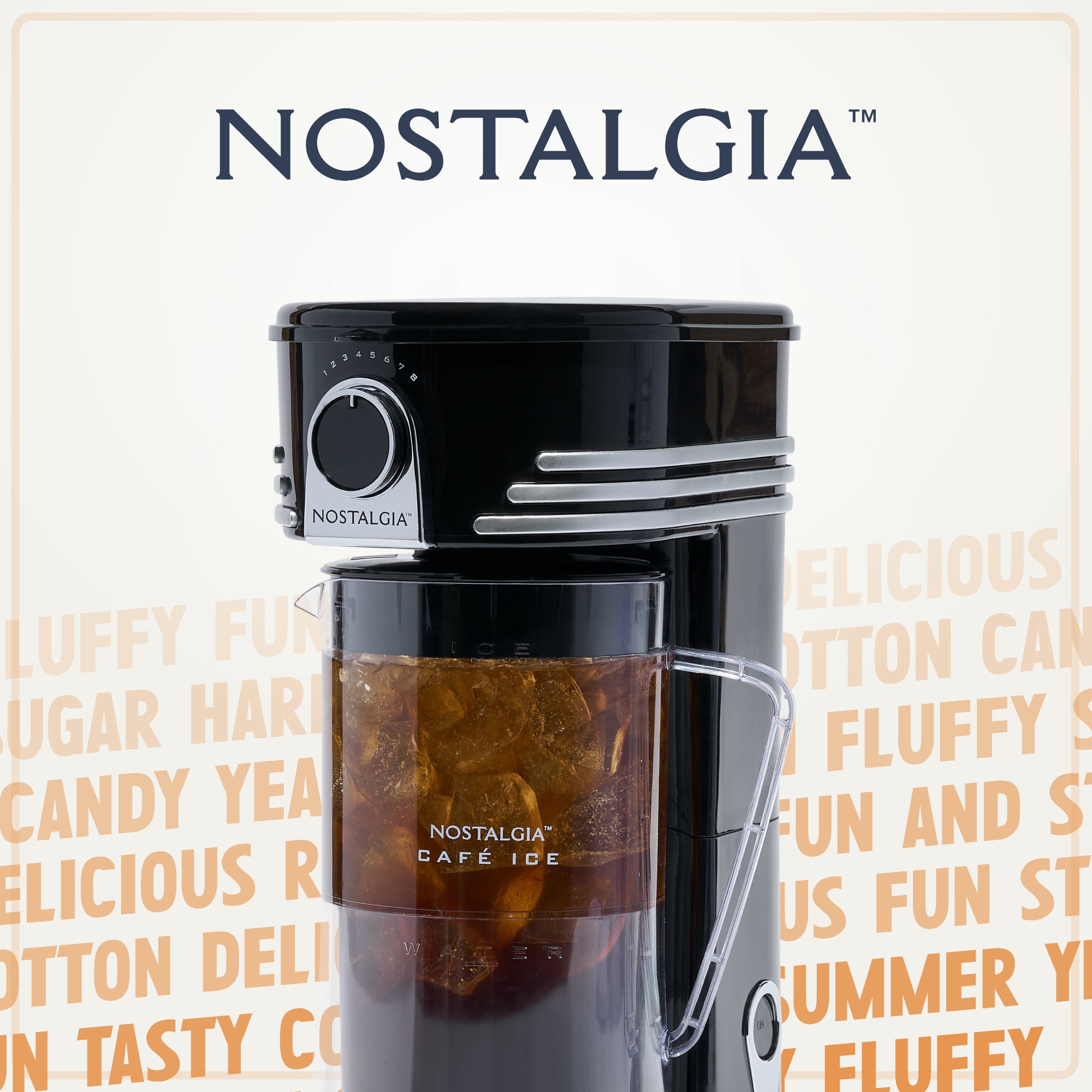 Café' Ice 3-Quart Iced Coffee and Tea Brewing System with Plastic Pitcher. Black - Image 6